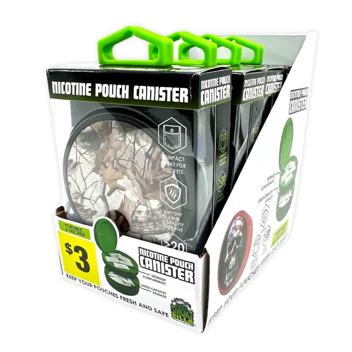 Nicotine Pouch And Storage Canisters - 4 Pieces Per Retail Ready Display 41784 1