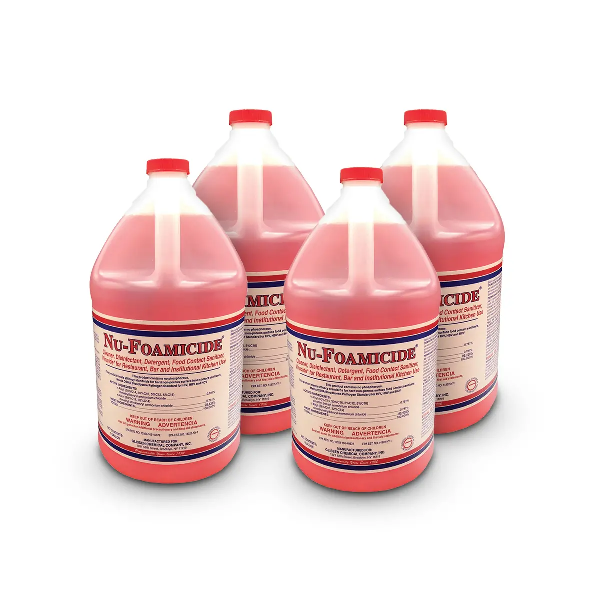 Glissen Chemical All-Purpose Cleaner Bundle | 4-Pack Of 1-Gallon Concentrate 1