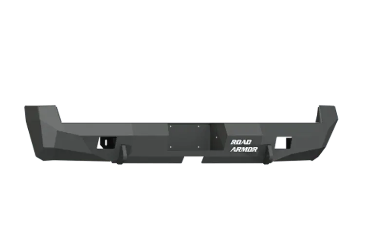 Road Armor Stealth 44200B 1994-2002 Dodge Ram 1500/2500/3500 Non-Winch Rear Bumper Black Finish And Rectangle Fog Light Hole 1