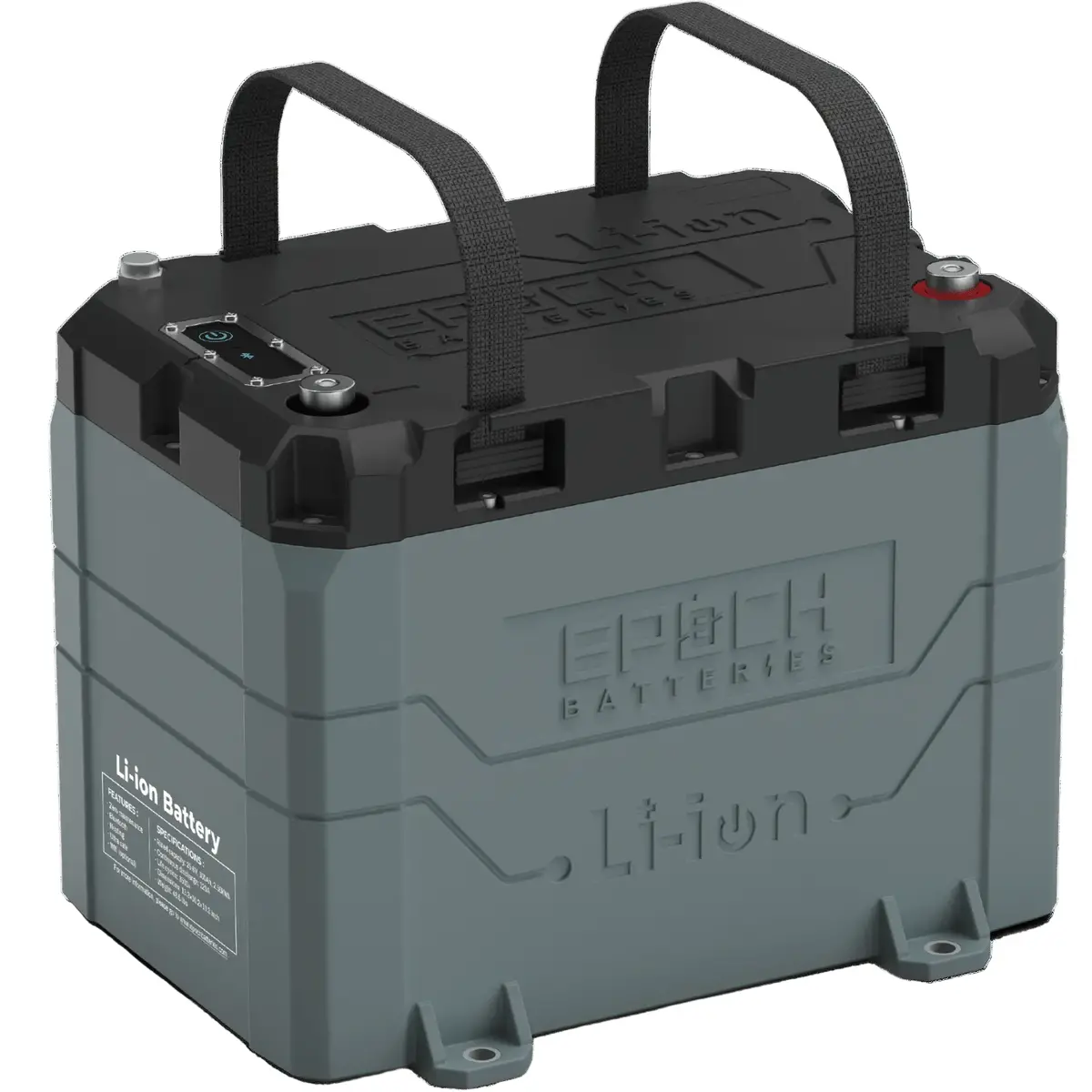 24V 100Ah (2.56Kwh) Lifepo4 Lithium Battery - Bluetooth, Heating, Waterproof 1