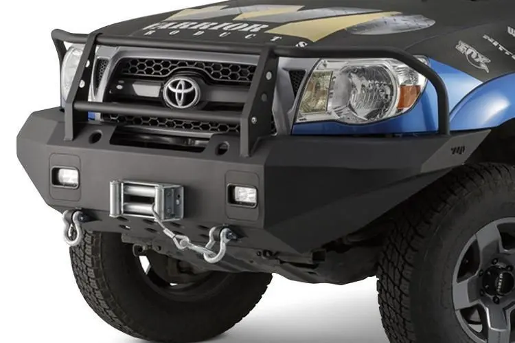 Warrior 4530 Toyota Tacoma 2005-2011 Front Bumper Winch Ready With Brush Guard 1