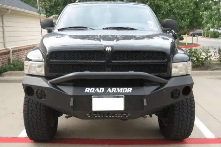 Road Armor 47004B Dodge Ram 1500/2500/3500 1994-1996 Stealth Front Bumper Winch Ready Pre-Runner Guard 1