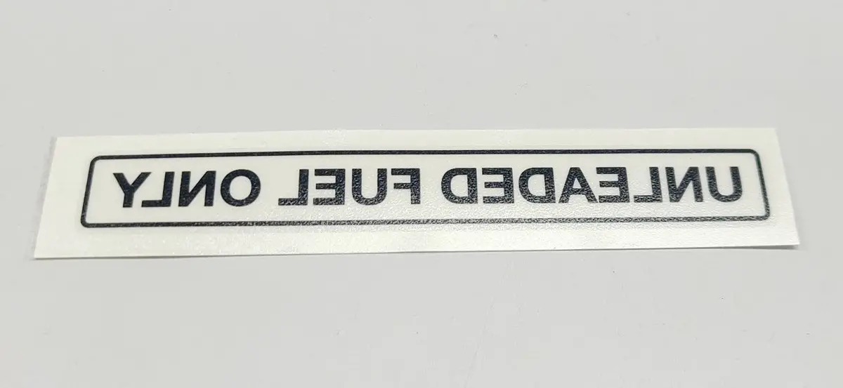477 000 258 - Decal Unleaded Fuel - 78 To 91 1