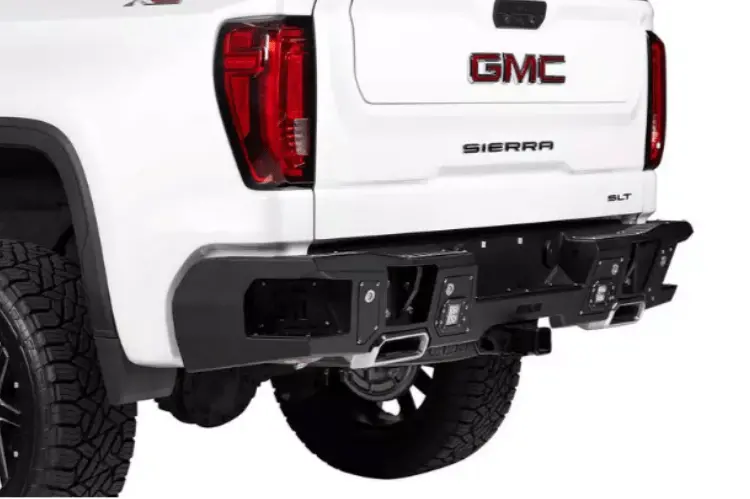 Bodyguard Dgc19anlt Gmc Sierra 1500 2019-2025 A2 Rear Bumper No Sensor Light Cutouts Fits Dual Exhaust Only 1