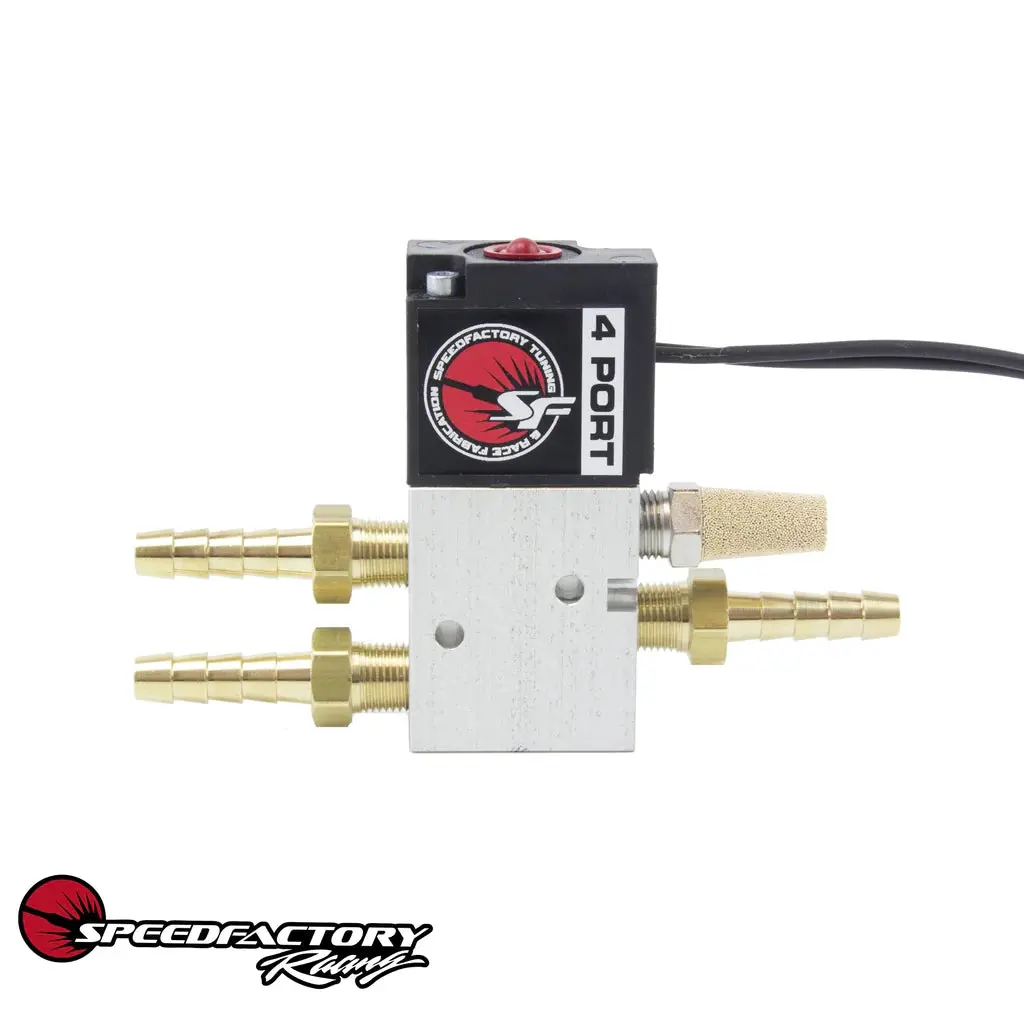 Speedfactory Racing 4-Port Boost Control Solenoid Kit - External Wastegates Only 1