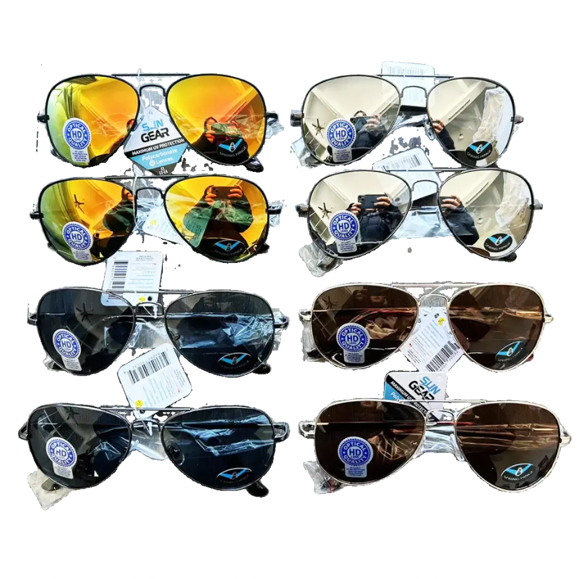 Sunglasses Sungear Assortment - 8 Pieces Per Pack 50232 1