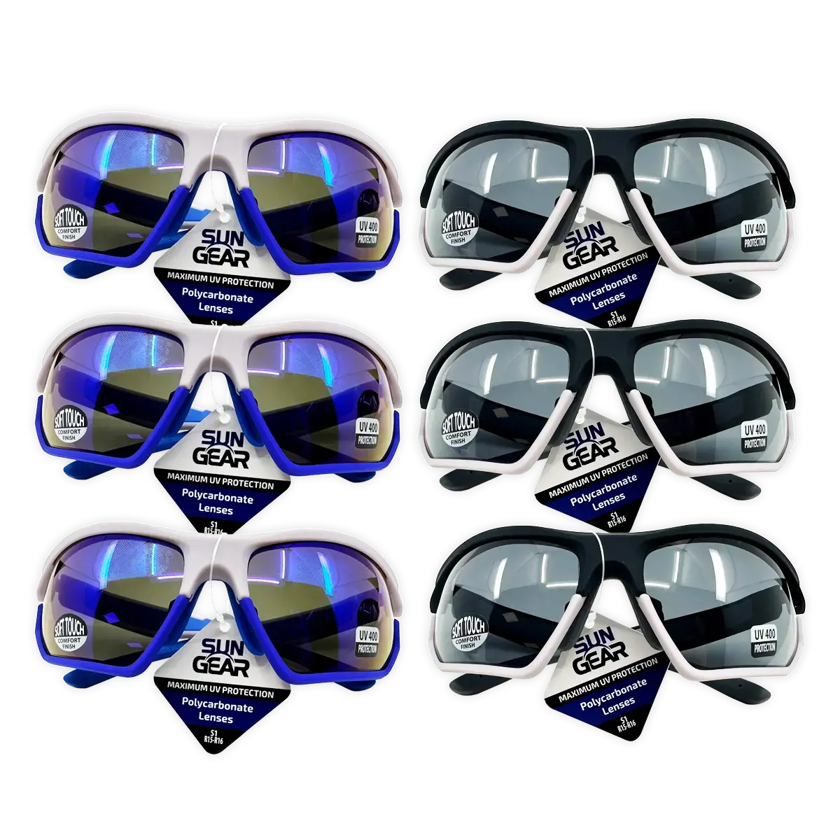 Sunglasses Sungear Assortment - 6 Pieces Per Pack 50246 1
