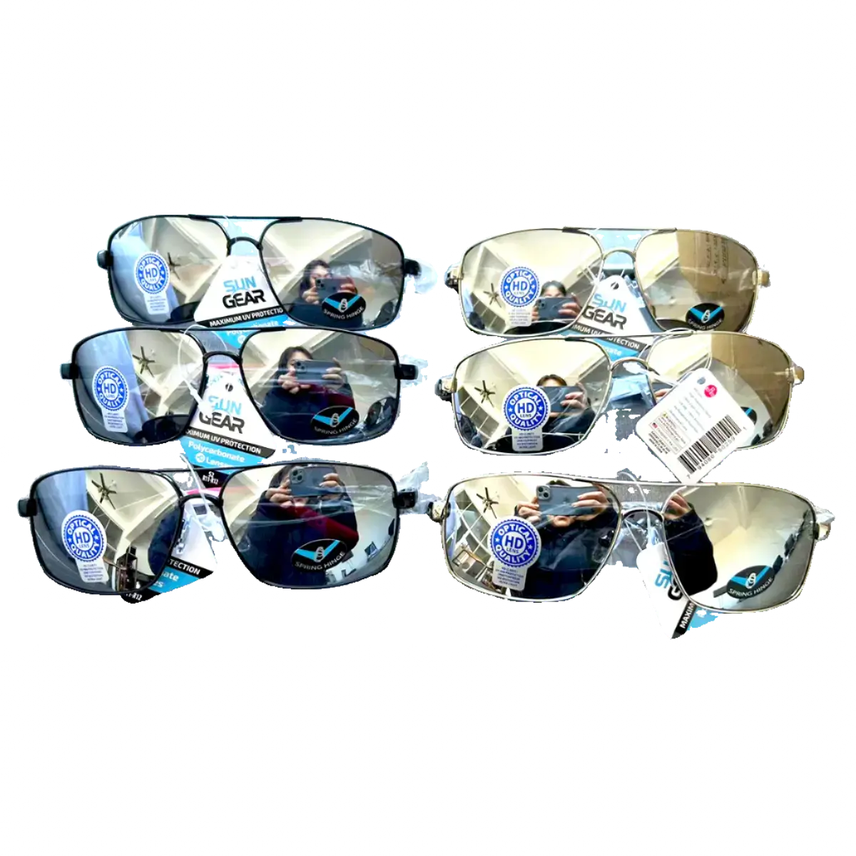 Sunglasses Sungear Assortment - 6 Pieces Per Pack 50259 1