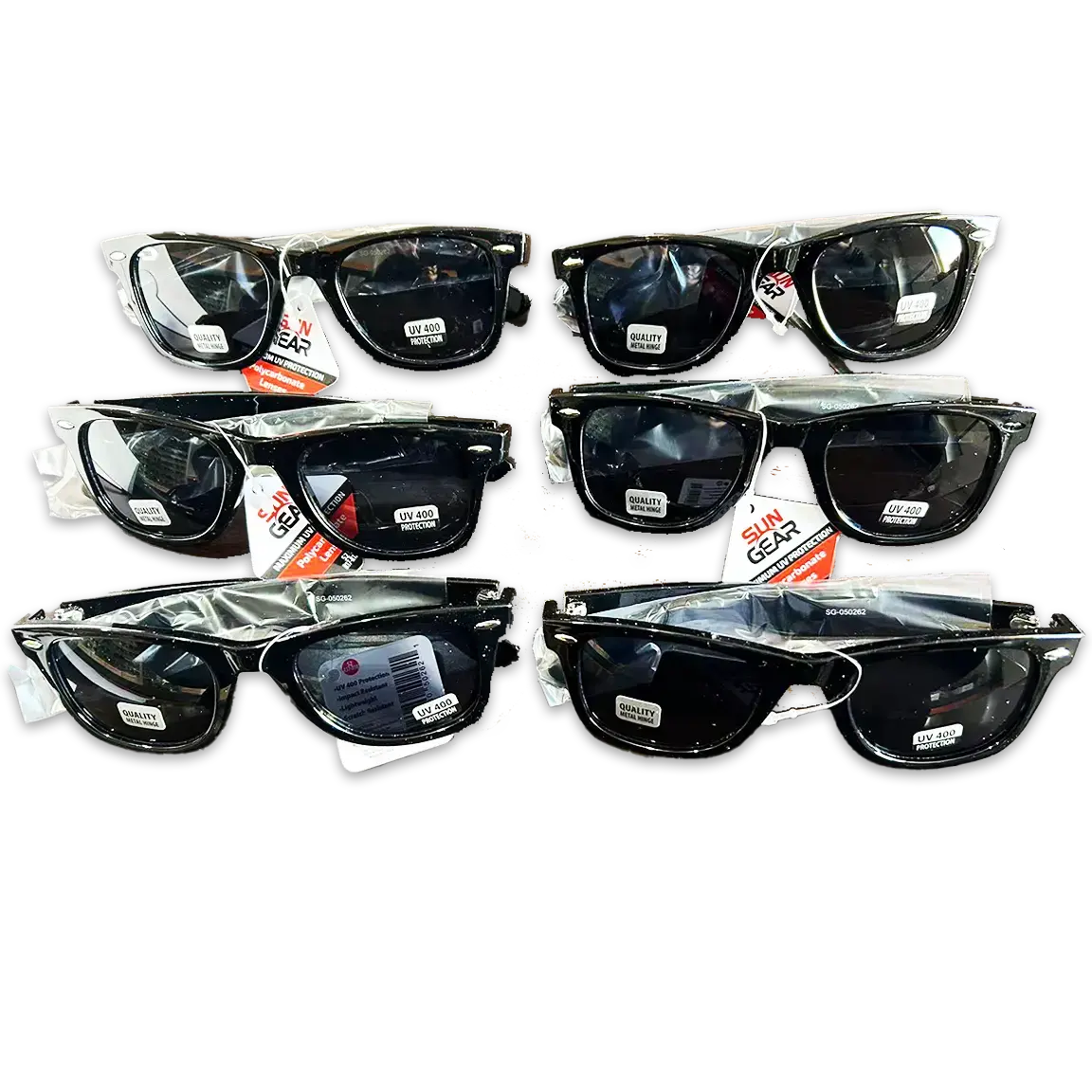 Sunglasses Sungear Assortment - 6 Pieces Per Pack 50262 1