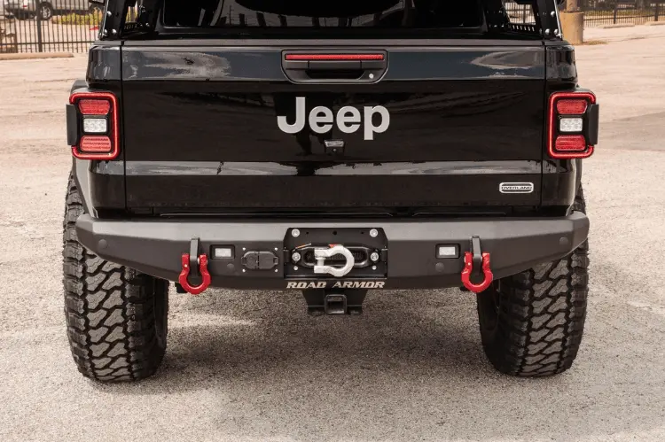 Road Armor Stealth 5203R0b 2020-2025 Jeep Gladiator Jt Rear Bumper Winch Ready 1