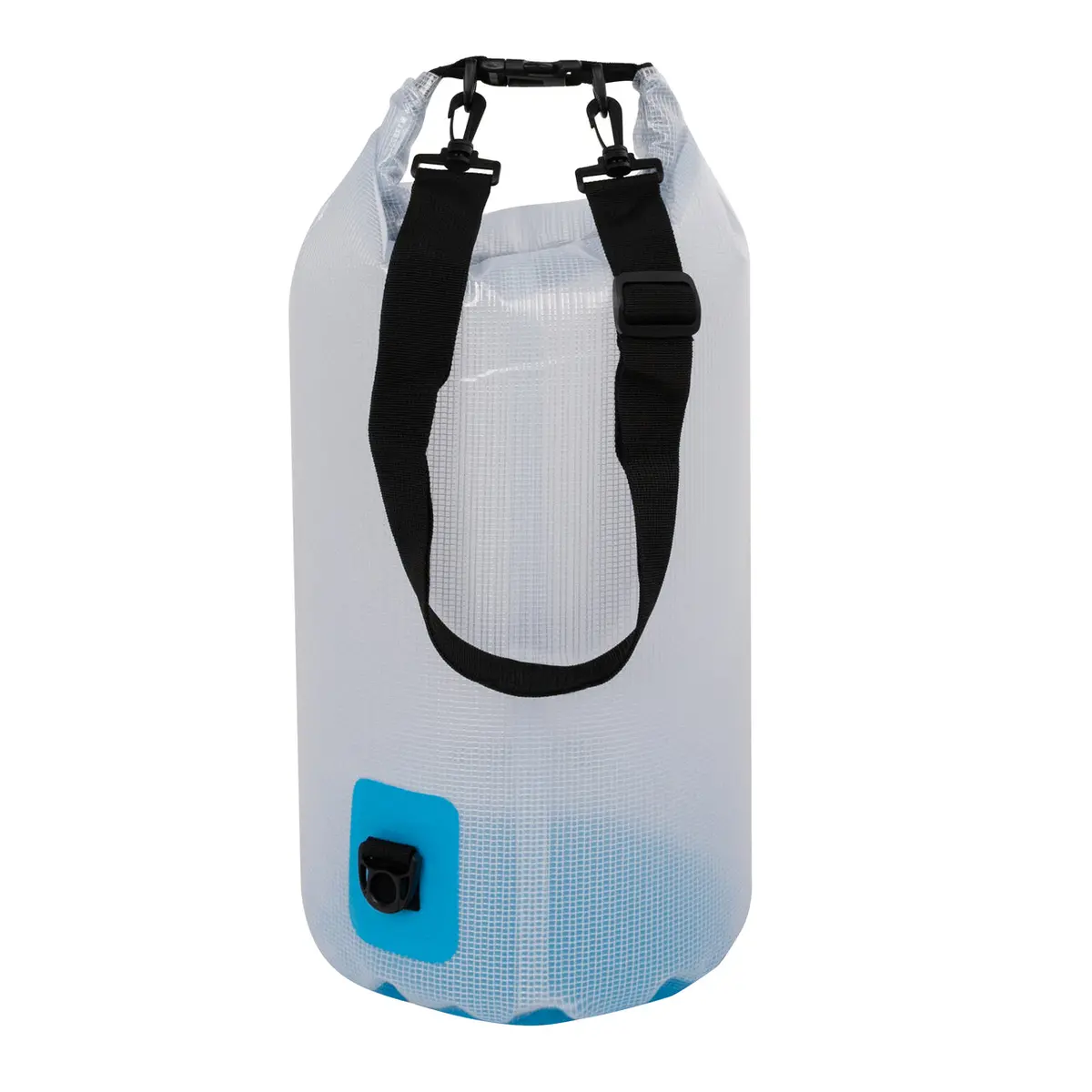 Trailgear Tg-800-20-Sb Heavy-Duty Transparent Dry Bag | Roll-Top Closure Design | Lightweight W/ Shoulder Strap | 20 Liter (Sky Blue) 1