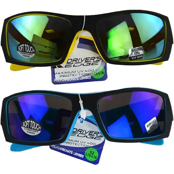 Sunglasses Drivers Edge Assortment - 6 Pieces Per Pack 53050 1