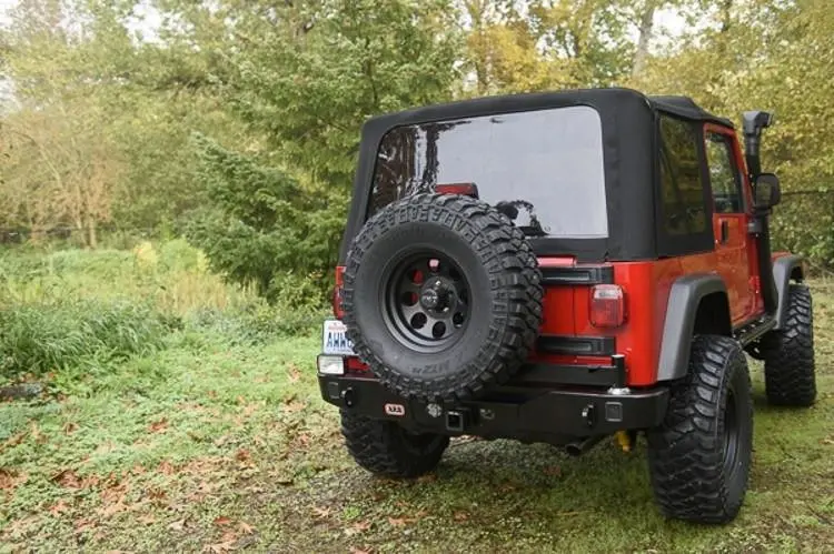Arb 5650310 Jeep Wrangler Yj & Tj 1987-2006 Rear Bumper Black Powder Coat Finish 1