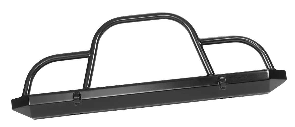 Warrior 57051 Jeep Wrangler Yj & Tj 1976-2006 Rock Crawler Front Bumper With Brush Guard & D-Ring Mounts 1