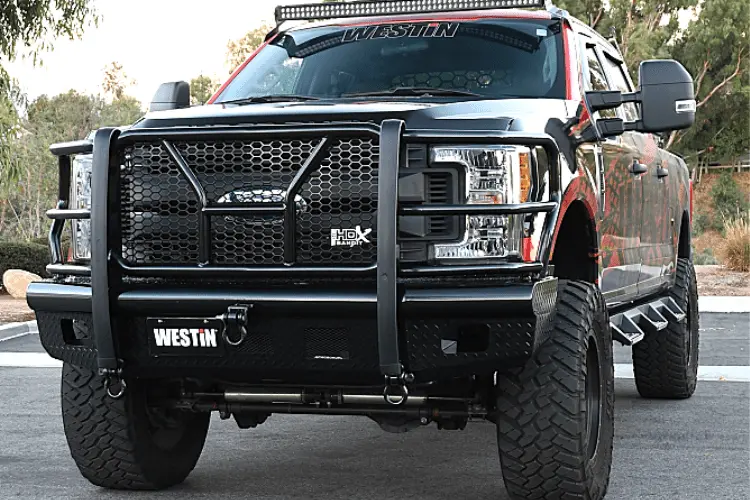 Westin 58-31125 Ford F250/F350 Superduty 2017-2022 Hdx Bandit Front Bumper Non-Winch Black Finish 1