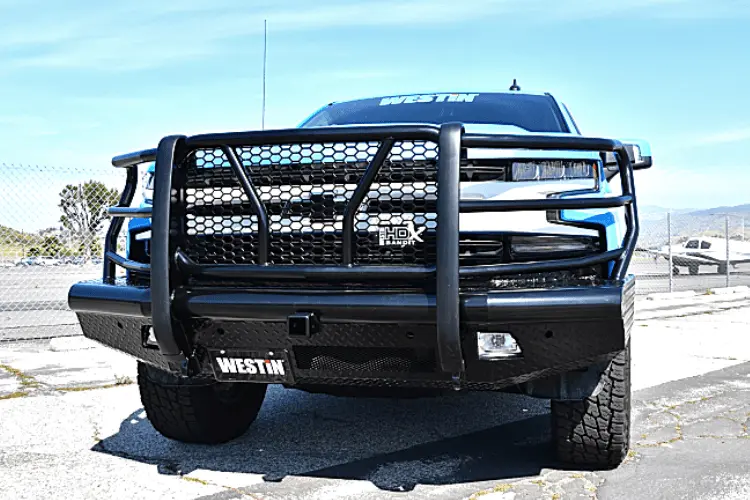 Westin 58-31155 Chevy Silverado 2500/3500 2015-2019 Hdx Bandit Front Bumper Non-Winch Black Finish 1