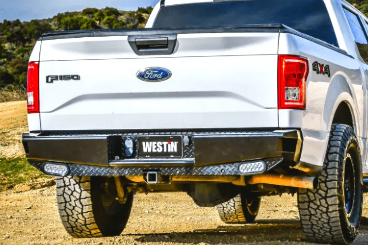 Westin 58-341105 Ford F150 2015-2020 Hdx Bandit Rear Bumper Black Finish 1