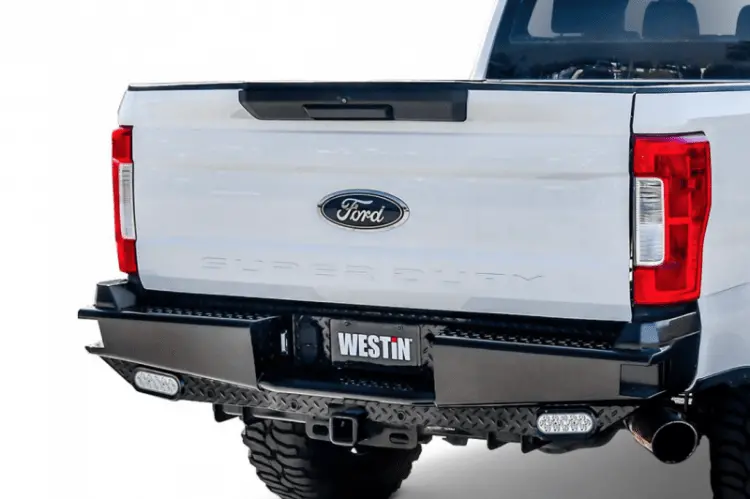 Westin 58-341125 Ford F250/F350 Superduty 2017-2022 Hdx Bandit Rear Bumper Black Finish 1