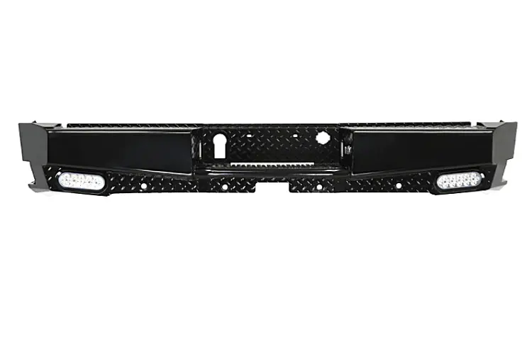 Westin 58-341155 Gmc Sierra 1500 2014-2018 Hdx Bandit Rear Bumper Black Finish 1
