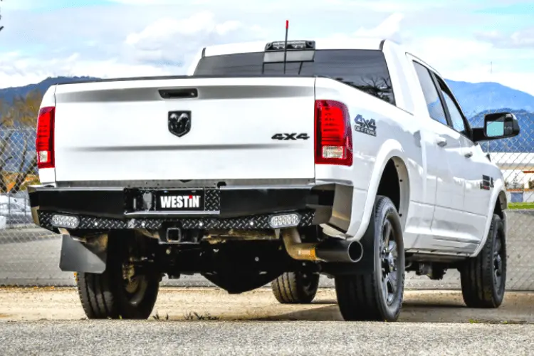 Westin 58-341175 Ram 1500 Classic 2019-2024 Hdx Bandit Rear Bumper Black Finish 1