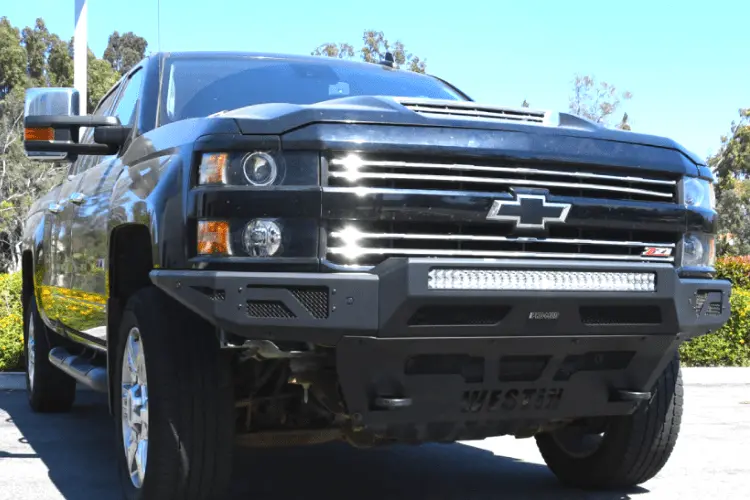 Westin 58-41165 Chevy Silverado 2500/3500 2015-2019 Pro-Mod Front Bumper Non-Winch 1