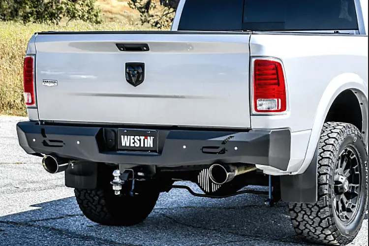 Westin 58-421025 Dodge Ram 2500/3500 2010-2025 Pro-Series Rear Bumper Black Finish 1