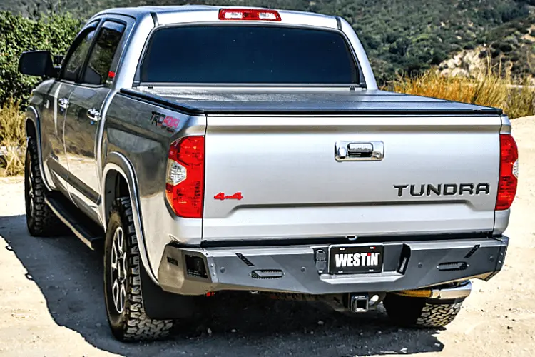 Westin 58-421035 Toyota Tundra 2014-2021 Pro-Series Rear Bumper Black Finish (Not Compatible With Blind Spot Monitoring) 2