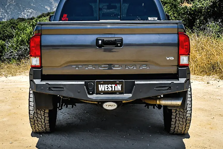 Westin 58-421045 Toyota Tacoma 2016-2023 Pro-Series Rear Bumper Black Finish 1