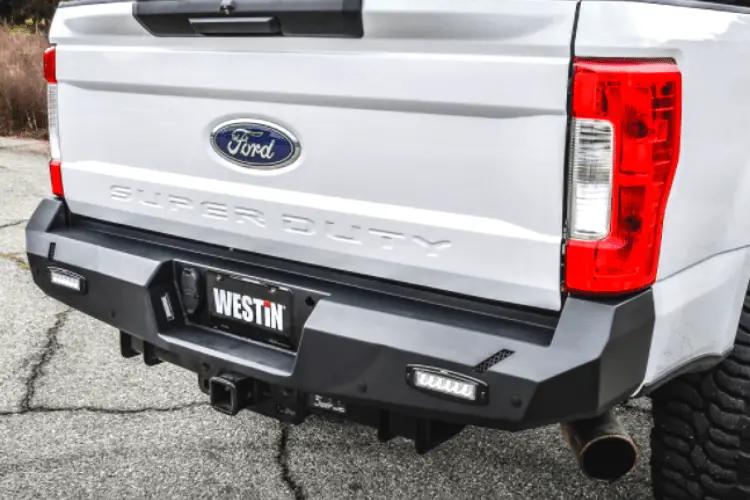 Westin 58-421175 Ford F250/F350 Superduty 2017-2022 Pro-Series Rear Bumper Black Finish 1
