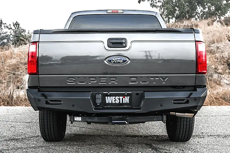 Westin 58-421205 Ford F250/F350 Superduty 2011-2016 Pro-Series Rear Bumper Black Finish 1