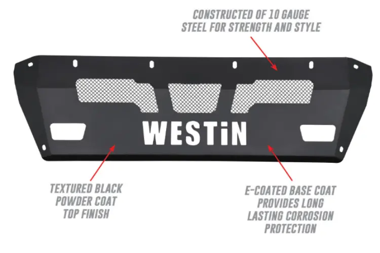 Westin 58-71165 Chevy Silverado 2500/3500 2015-2019 Outlaw/Pro-Mod Skid Plate 1