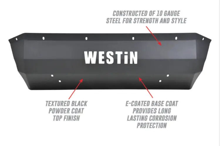 Westin 58-71175 Ford F250/F350 Superduty 2017-2022 Outlaw/Pro-Mod Skid Plate 1