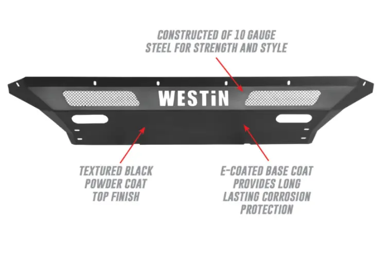 Westin 58-71225 Chevy Silverado 2500/3500 2020-2023 Outlaw/Pro-Mod Skid Plate 1