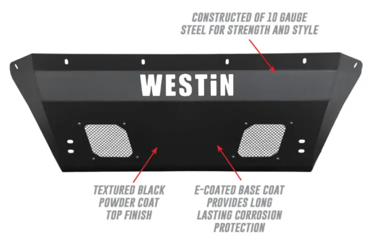 Westin 58-72005 Toyota Tacoma 2016-2023 Outlaw/Pro-Mod Skid Plate 1