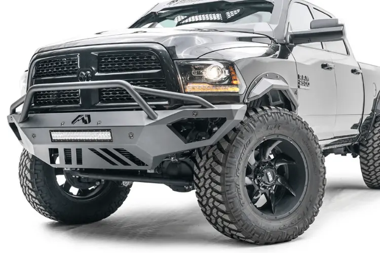 Fab Fours Open Fender Vengeance Pre-Runner Guard Truck Front Bumper 2016-2018 Dodge Ram 2500/3500 Dr16-V4062-1 2