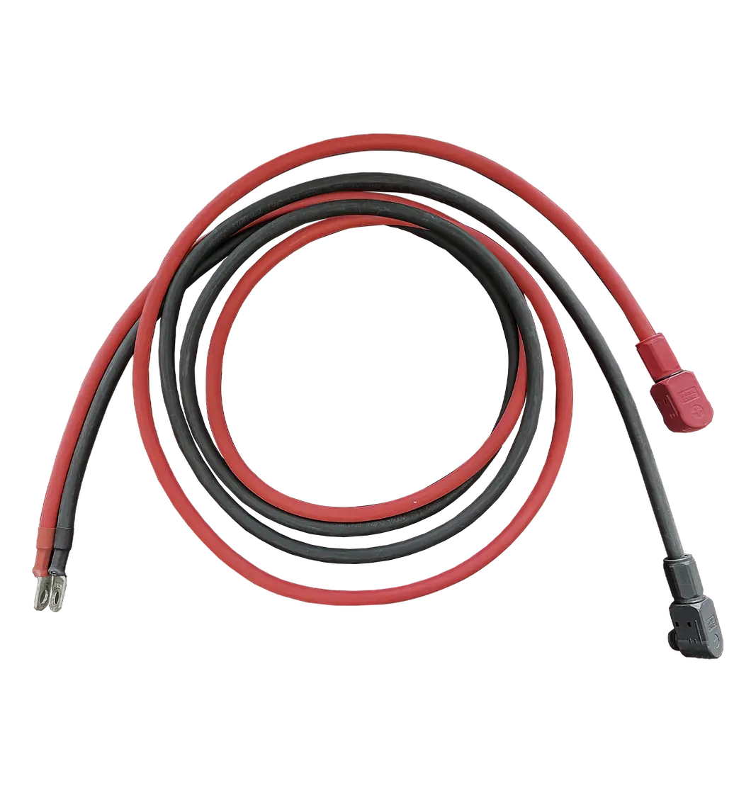 4Awg 6 Ft - Pluggable Battery Connector W/ 5/16" Lugs (Rack Batteries) 1