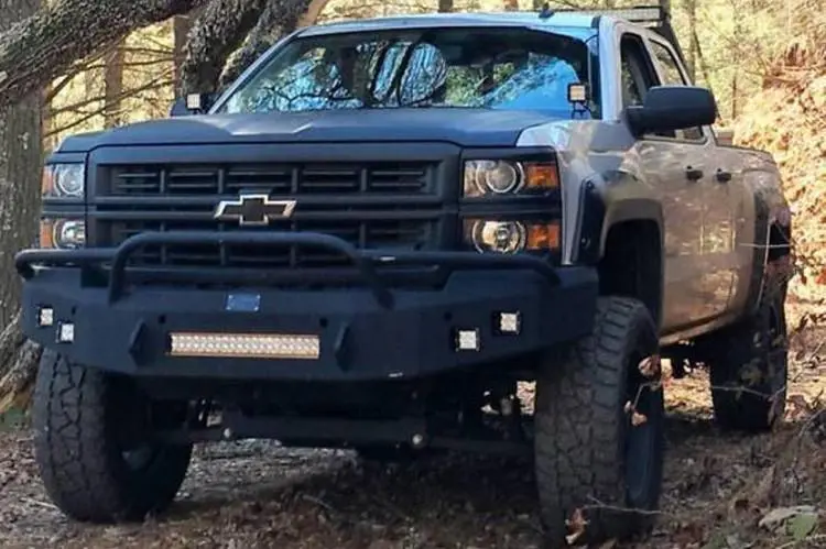 Hammerhead 600-56-0392 Chevy Silverado 1500 2014-2015 Front Bumper Low Profile Pre-Runner 1