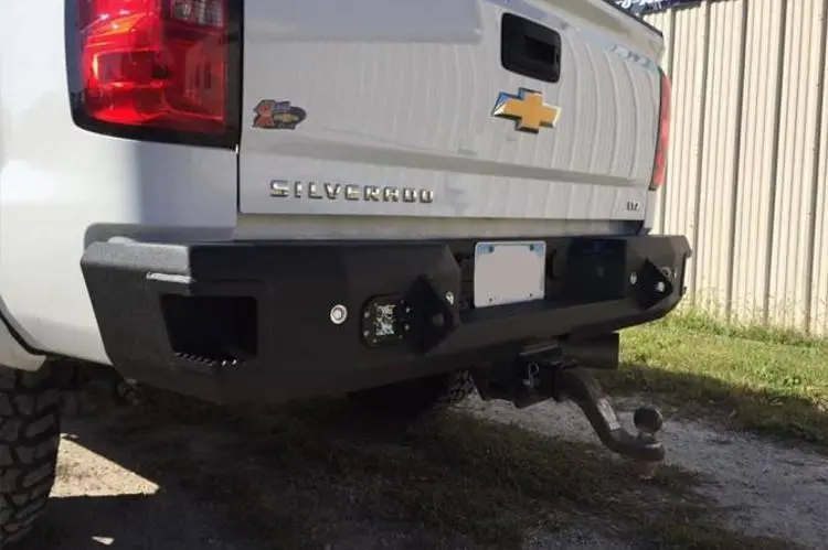 Hammerhead 600-56-0481 Chevy Silverado 1500 2014-2018 Rear Bumper Flush Mount With Sensors 1