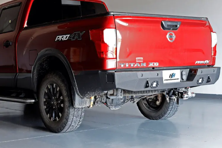 Hammerhead 600-56-0908 Nissan Titan Xd 2016-2019 Rear Bumper Flush Mount With Sensors And Bsm 2