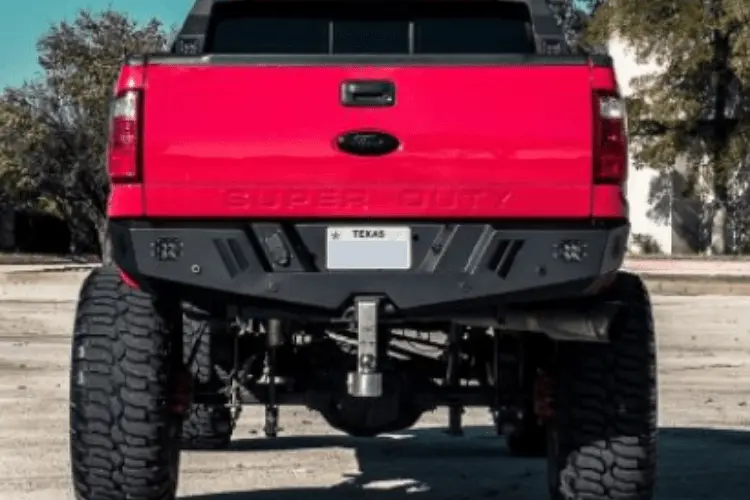 Road Armor Spartan 6112Xr0b Ford F250/F350 Superduty 2011-2016 Rear Bumper Texture Black 1