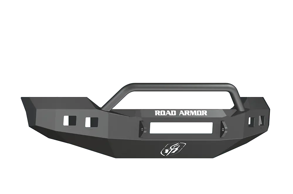 Road Armor Stealth 611R4b-Nw 2011-2016 Ford F250/F350/F450 Superduty Front Non-Winch Bumper Pre-Runner Style, Black Finish And Square Fog Light Hole 1