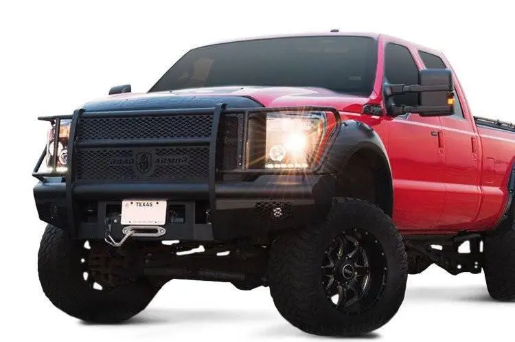 Road Armor Vaquero 611Vf6b 2011-2016 Ford F250/F350 Superduty Front Bumper Non-Winch Full Black Finish 1