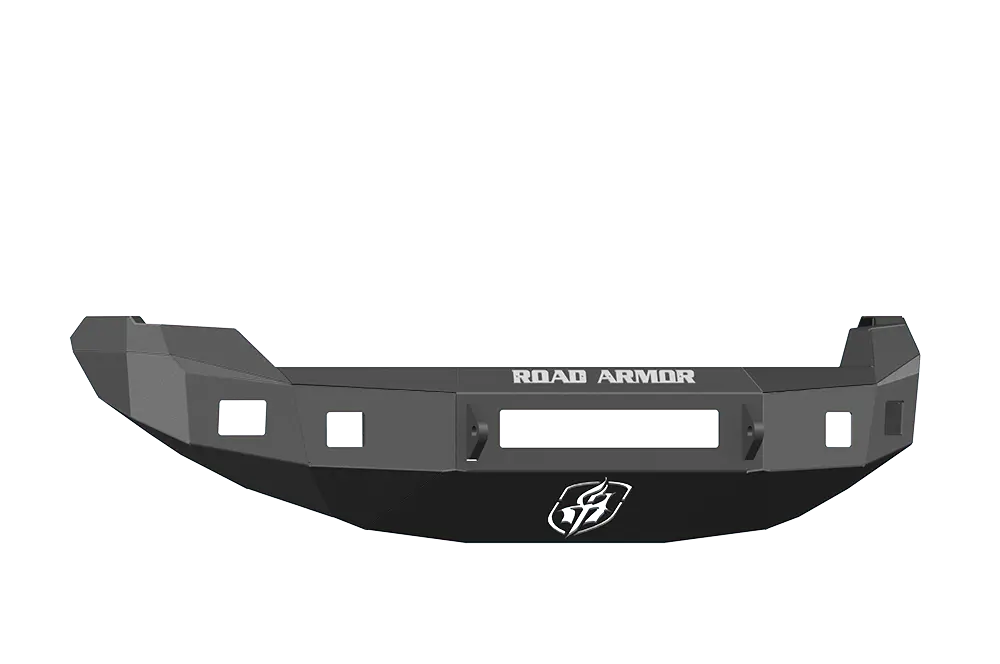Road Armor Stealth 613R0b-Nw 2009-2014 Ford F150 Front Non-Winch Bumper No Guard, Black Finish And Square Fog Light Hole 1