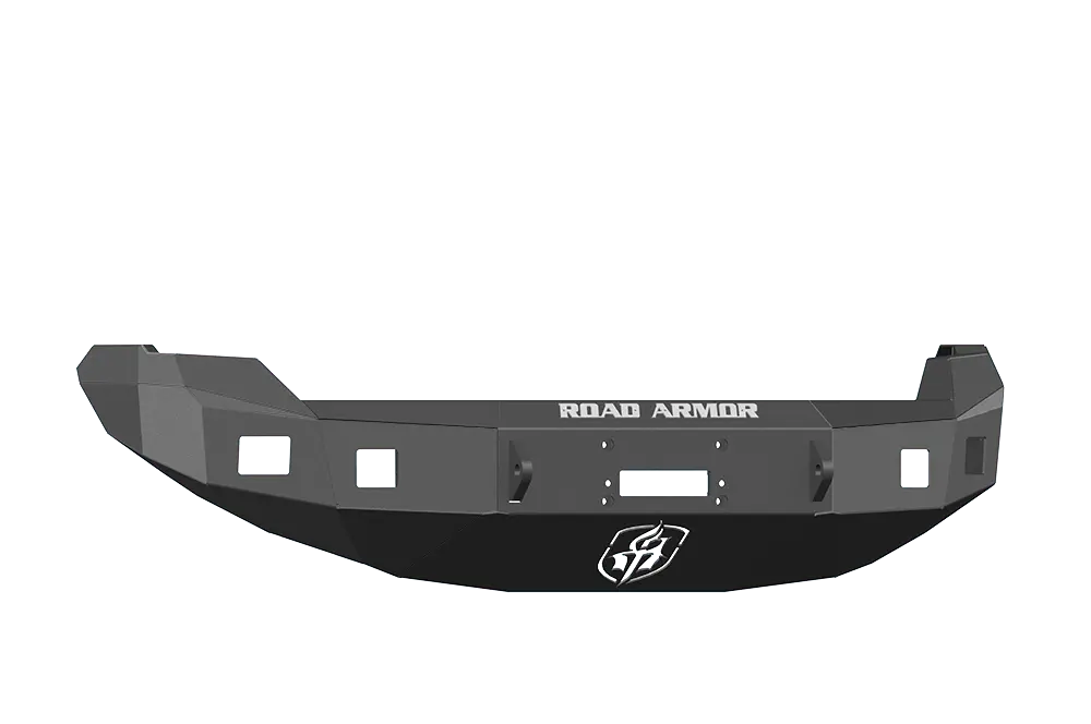 Road Armor Stealth 613R0b 2009-2014 Ford F150 Front Winch Ready Bumper No Guard, Black Finish And Square Fog Light Hole 1