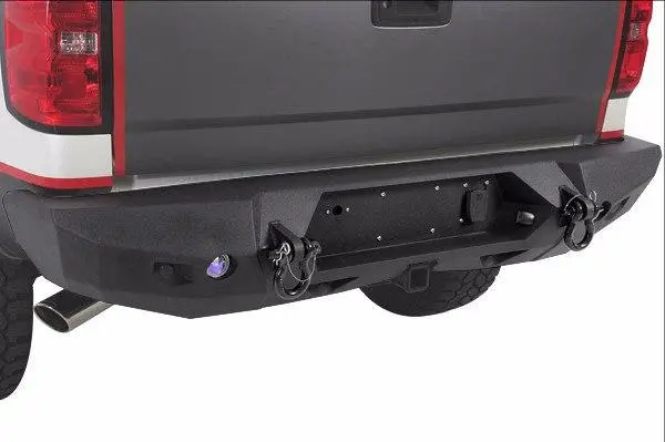 2014-2016 Smittybilt Chevy Silverado 1500 614822 M1 Rear Bumper Textured Black 1