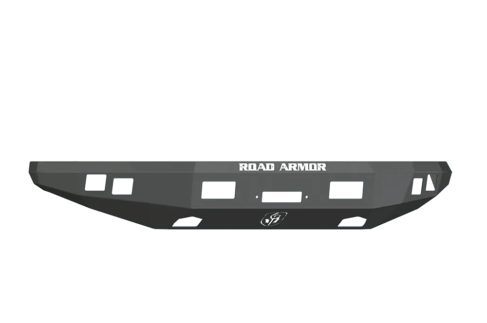 Road Armor Stealth 614R0b 2010-2014 Ford F150 Raptor Front Winch Ready Bumper No Guard, Black Finish And Square Fog Light Hole 1