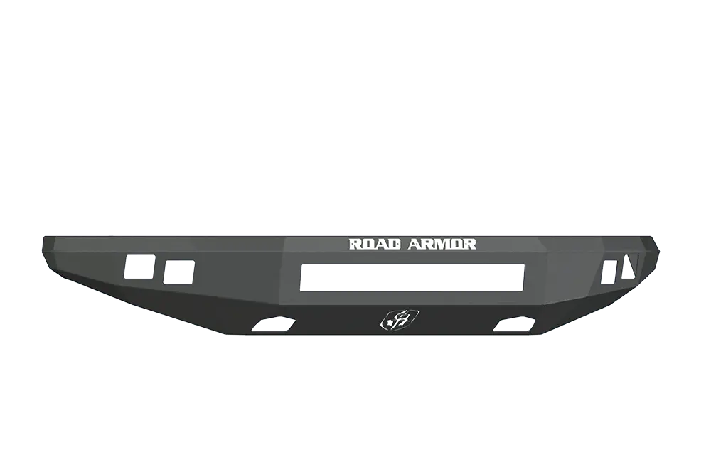 Road Armor Stealth 614R0b-Nw 2010-2014 Ford F150 Raptor Front Non-Winch Bumper No Guard, Black Finish And Square Fog Light Hole 1
