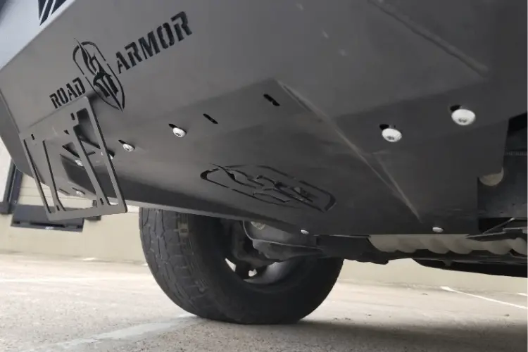 Road Armor Spartan 2152Xfspb Gmc Sierra 2500/3500 2015-2019 Front Bumper Bolt-On Accessory Skid Plate Guard Texture Black 1