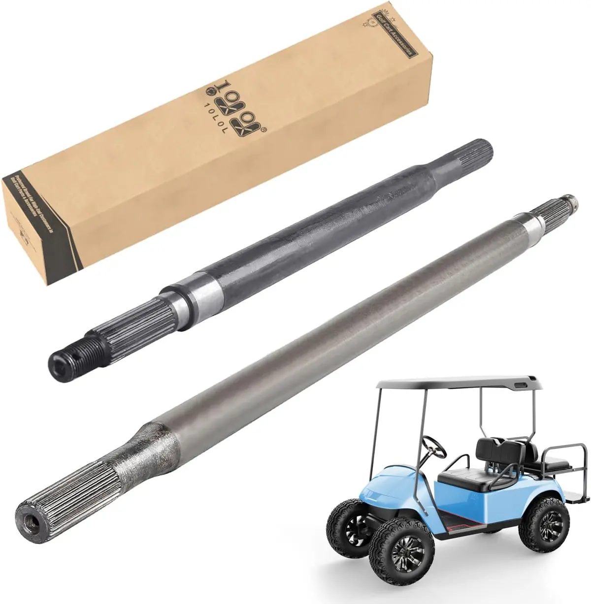 10L0l Golf Cart Rear Splined Axle Shaft Replacement Kit For Ezgo Txt 1994-2013 1