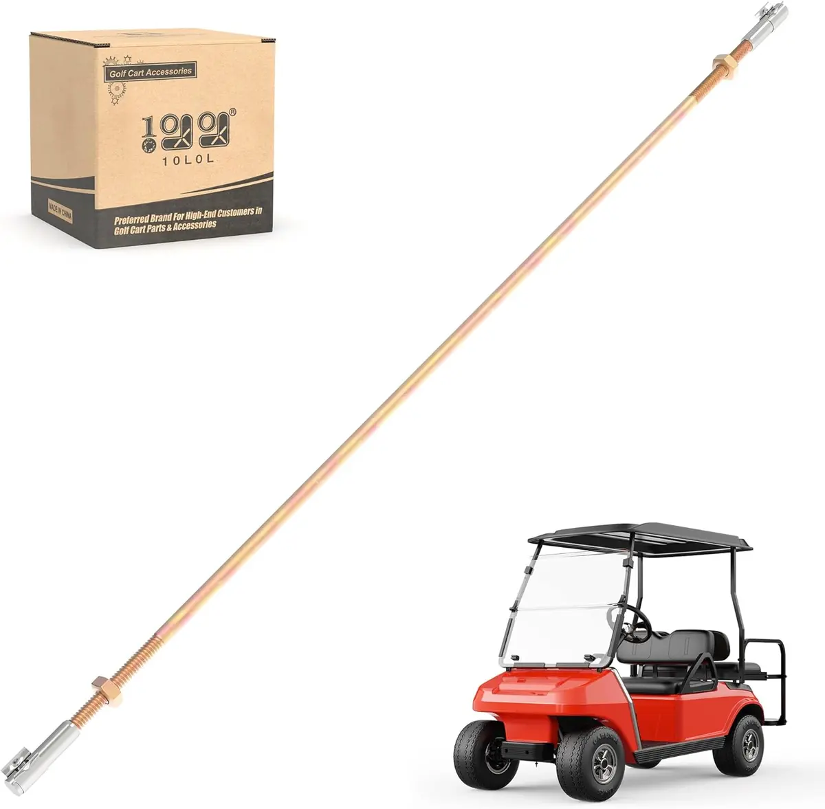 10L0l Golf Cart Accelerator Rod Assembly For Club Car Ds 1998-Up Gas 1